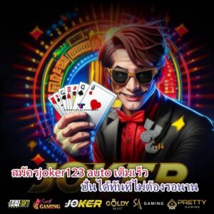 สมัครjoker123 auto เติมเร็ว ปั่นได้ทันทีไม่ต้องรอนาน